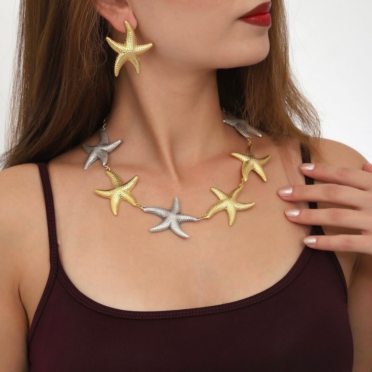 Golden Aura Pendant Necklace