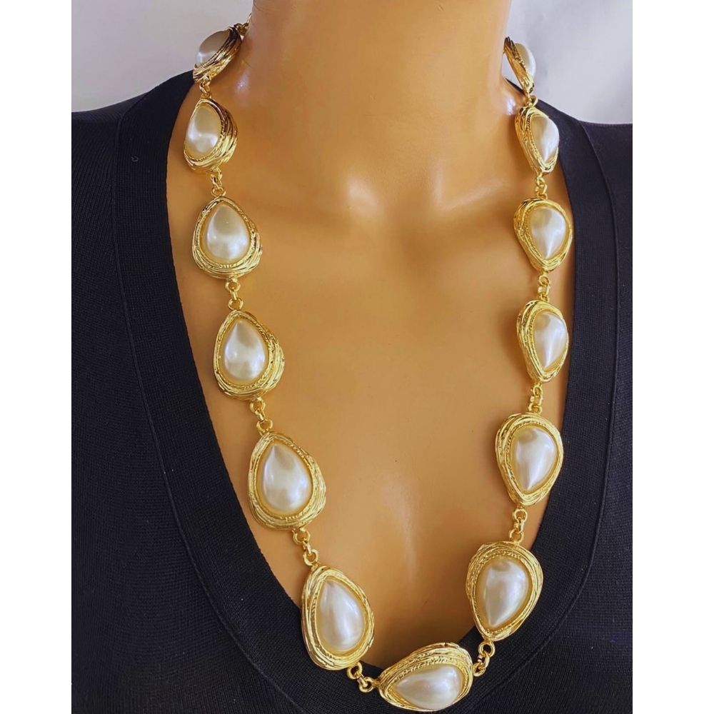 Pırlanta Taşlı Küba Zinciri Kolye&Earing